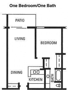 one bedroom